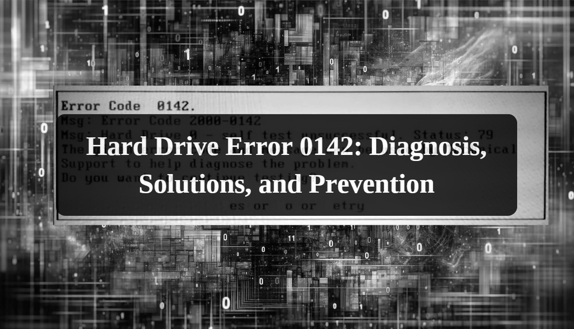 Hard Drive Error 0142: Diagnosis, Solutions, and Prevention - Dataleach
